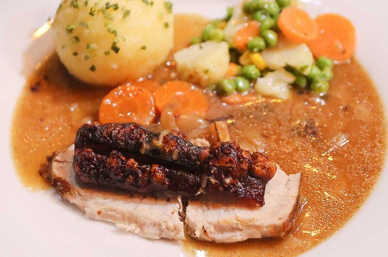 Bayerischer Krustebraten in Biersauce | Rezeptliebe